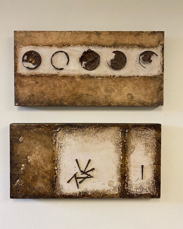 Detritus Numbered Collection #5 &amp; #9 by Nancy Crawford